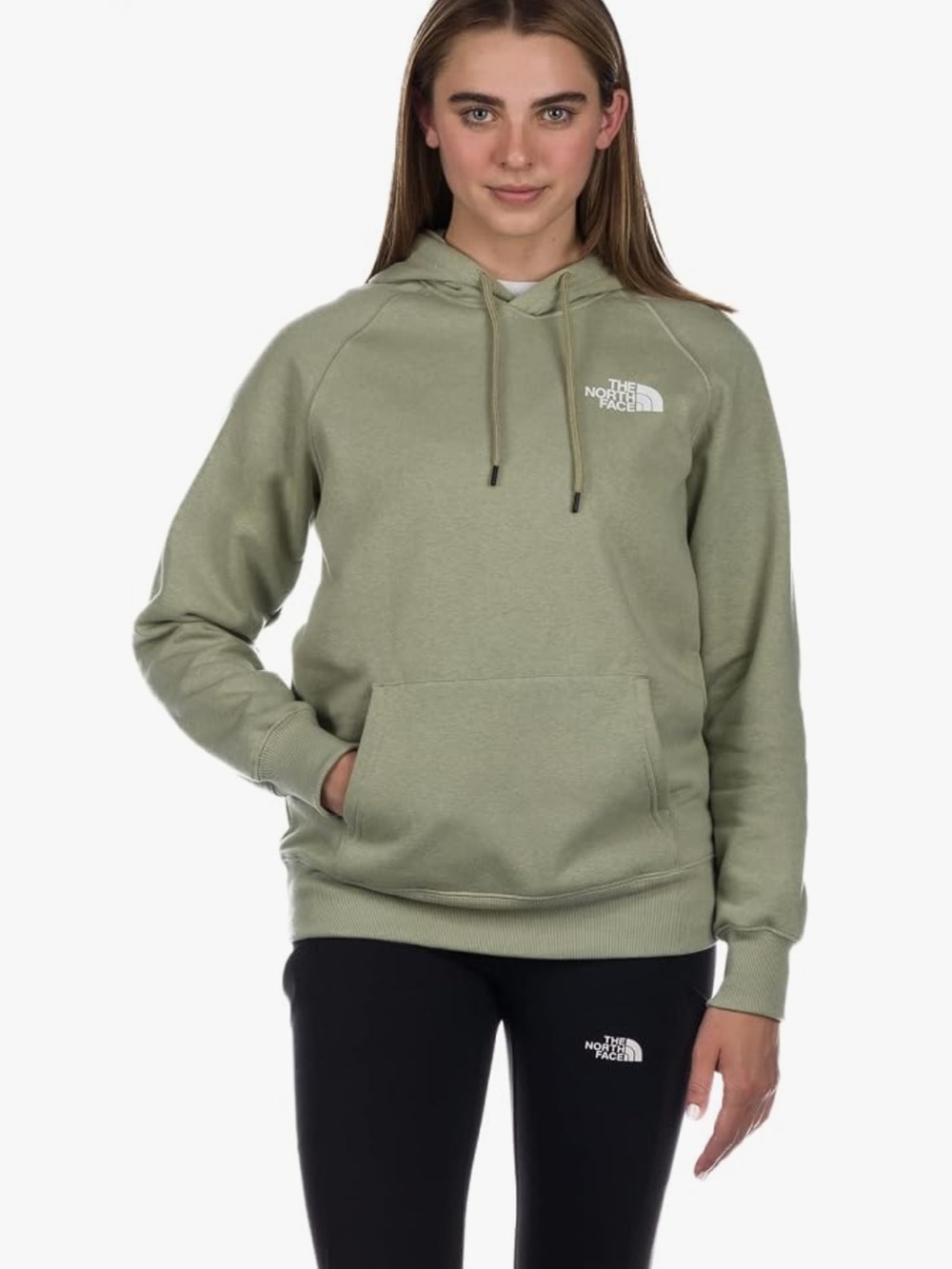 THE NORTH FACE Women's 80/20 Throwback Hoodie, Tea Green sz small